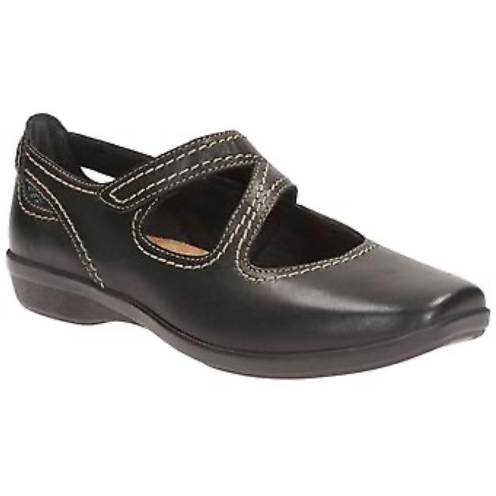 Clarks Navy Leather Mary Jane Flats size 7.5